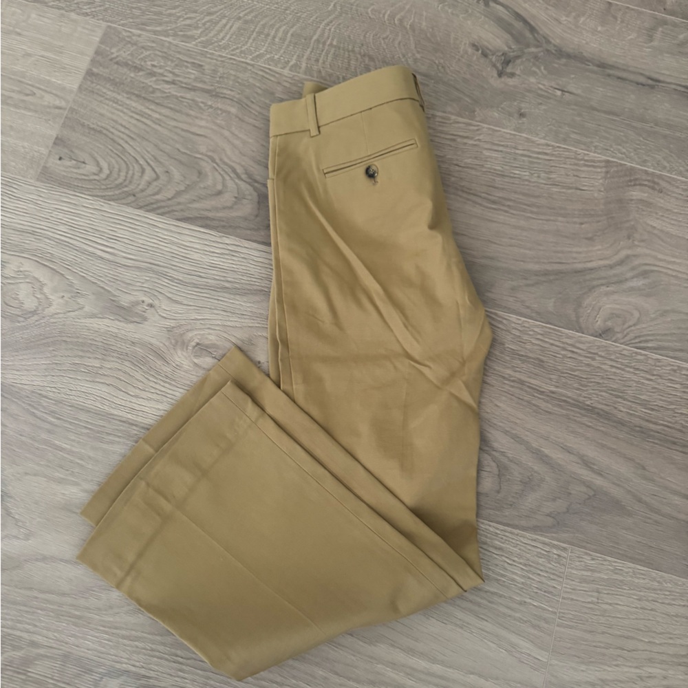 Theory Tan Chinos Classic Cotton-Blend Pants